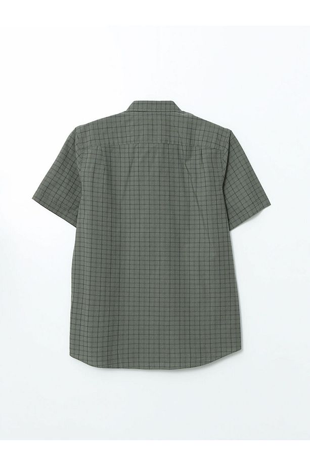 LCWAIKIKI Classic Regular Fit Kısa Kollu Ekose Erkek Gömlek - 2
