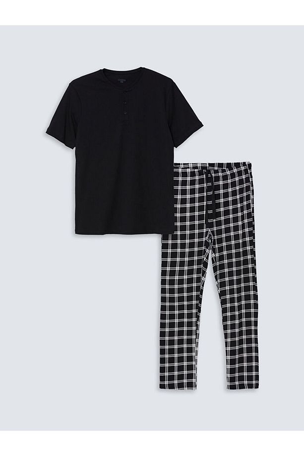 LCW Standart Kalıp Erkek Pijama Takımı - 5