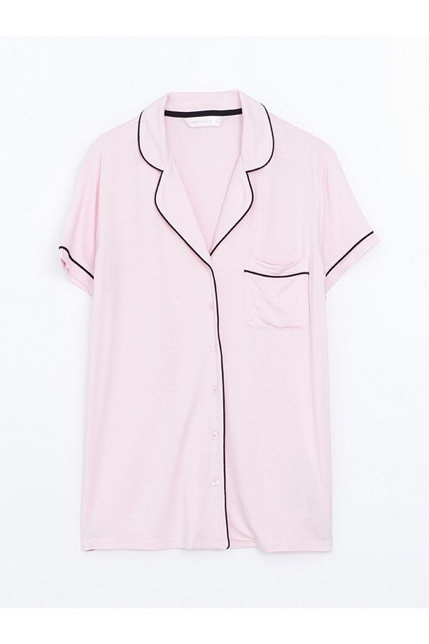 Gömlek Yaka Kadın Şortlu Pijama Takımı - 6