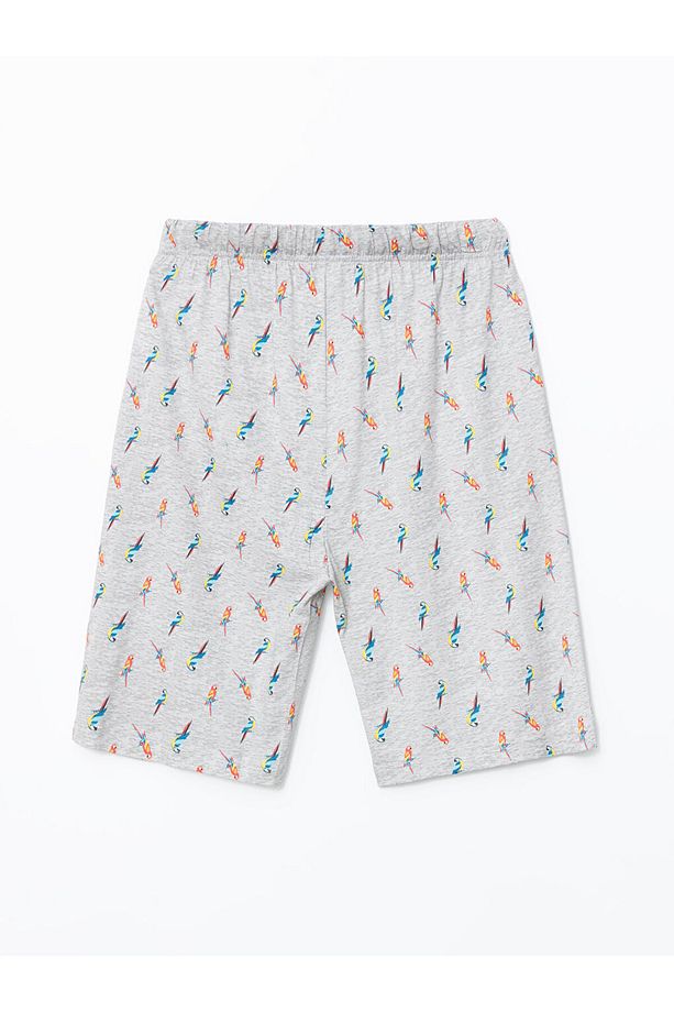 Yeni Sezon Standart Kalip Erkek Sortlu Pijama Takimi - S57609Z8 - 5