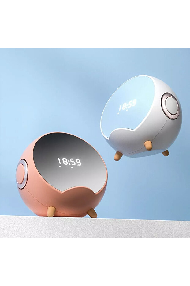 Wireless AI Smart Alarm Clock, Audio bluetooth,3 quick select buttons, Denon sound, for home - 5