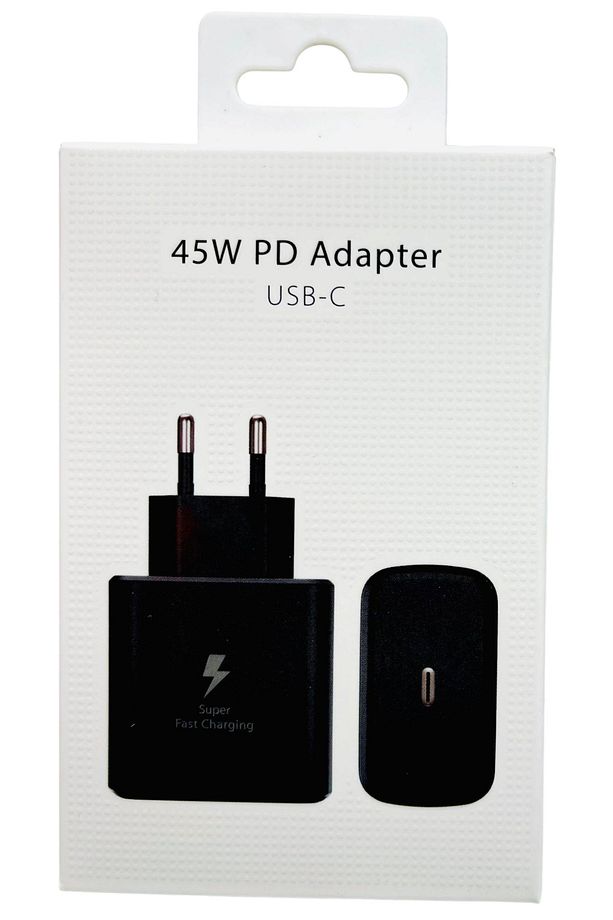 45 WATT ŞARJ ADAPTÖRÜ BAŞLIK SÜPER HIZLI & ÇİFT HIZ TÜM SAMSUNG SERİLERİNE UYUMLUDUR - 2