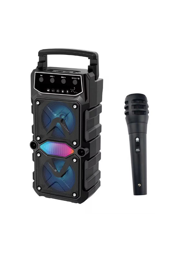 Bluetooth hoparlör mikrofon ışıklı set - 2