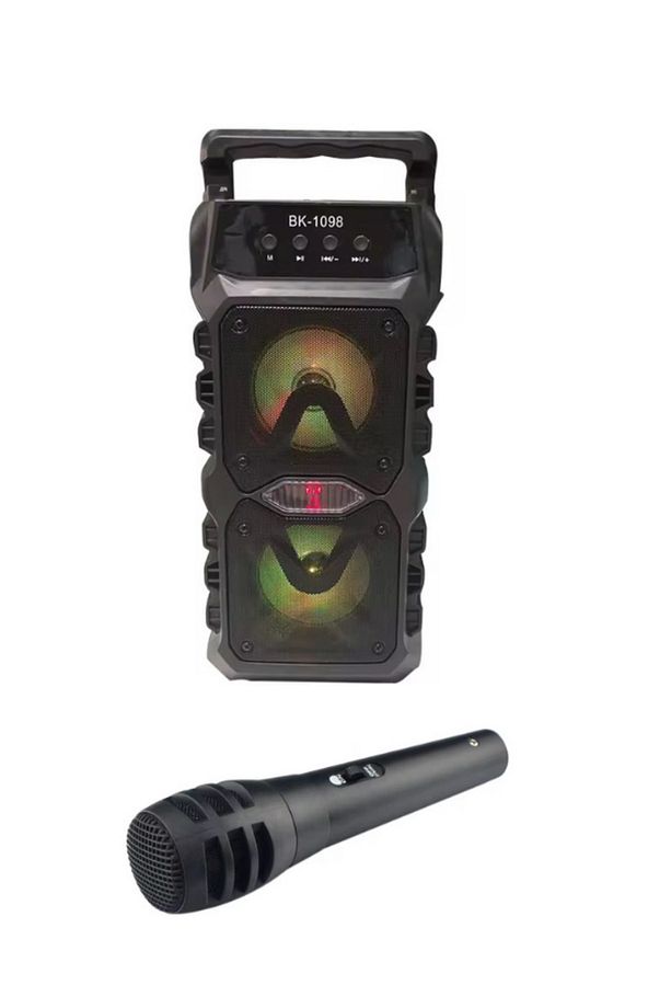 Bluetooth hoparlör mikrofon ışıklı set - 6