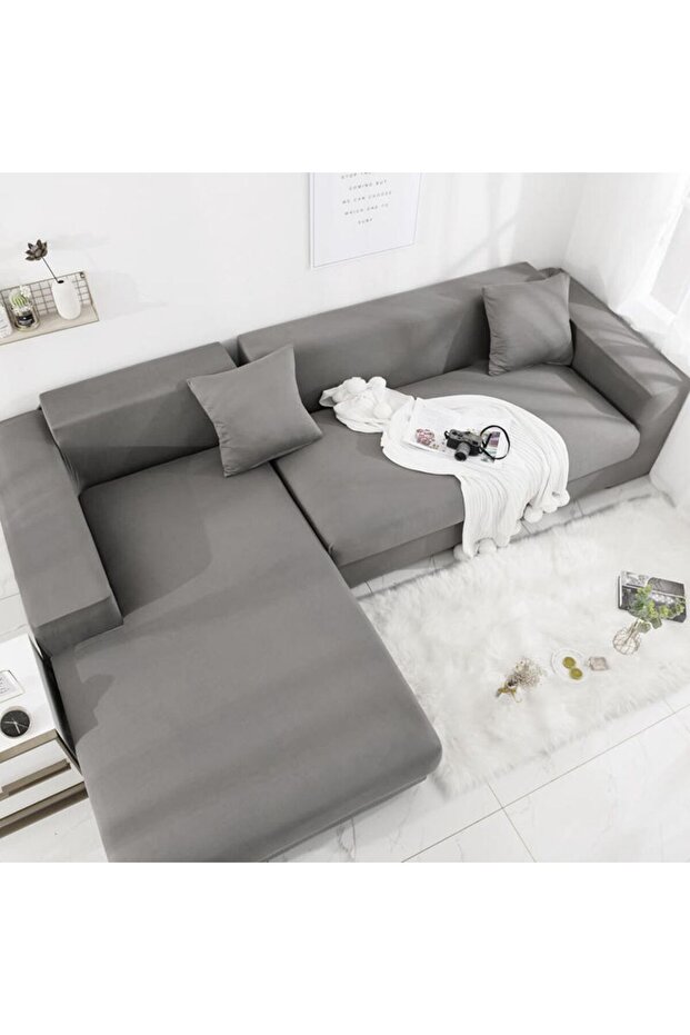 L-shaped Sofa Cover - 2