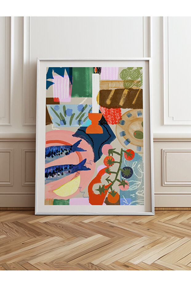 Single Wooden Framed Painting One Piece Poster Painting Tk/840