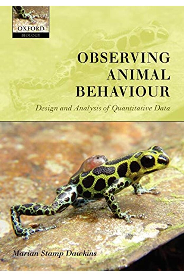 Observing Animal Behaviour Design And Analysis Of Quantitative Data