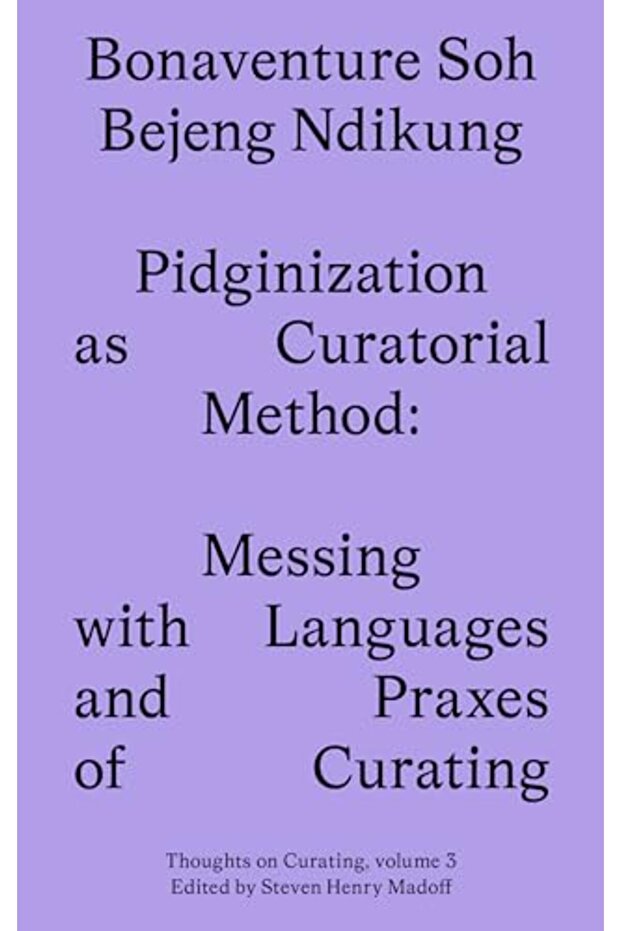 Pidginization As Curatorial Method Messing With Languages And Praxes Of Curating