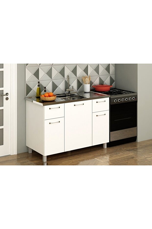 PANOVİT 120 CM EVYELİ MİNİ MUTFAK ALT - 3