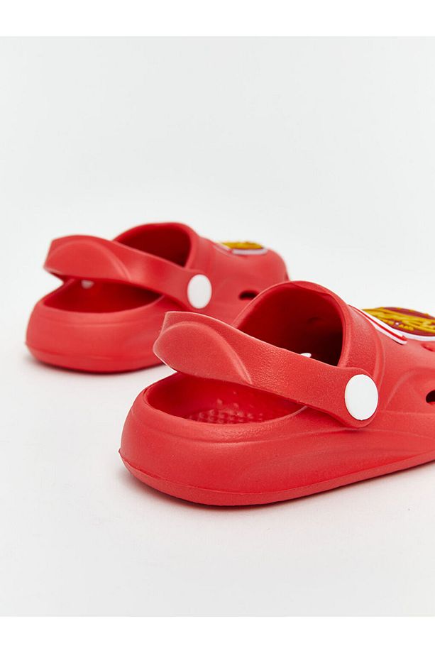 LCW STEPS Kırmızı Baskılı Erkek Bebek Plaj Sandaleti - 4