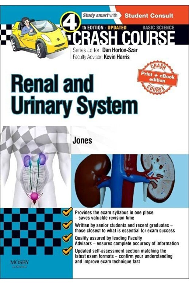 Crash Course Renal And Urinary System Updated Print + Ebook Edition