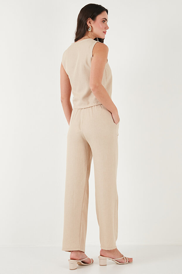 Regular Fit Bol Paça Yelekli Takım  TAKIM 67045162S4 - 8