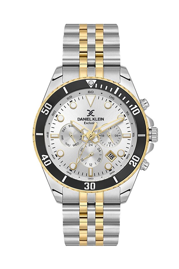 Sarı Gri Renk Ayarlanabilir Kordonlu 45 Mm Erkek Kol Saati - 7