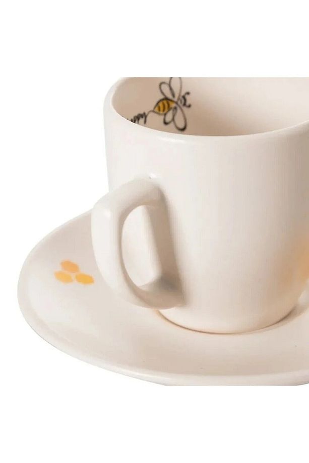 Bee Happy Kahve Fincan Seti 2'li - 80 ml - 5