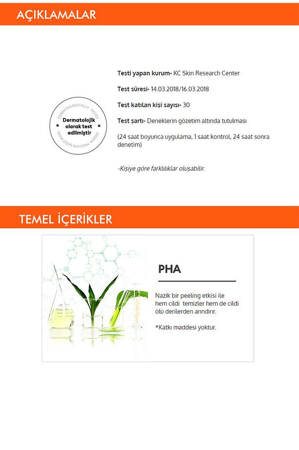 PHA İçerikli Ölü Deri Arındırıcı Yaprak Maske (1ad) Mascure Peeling Solution Sheet Mask - 3