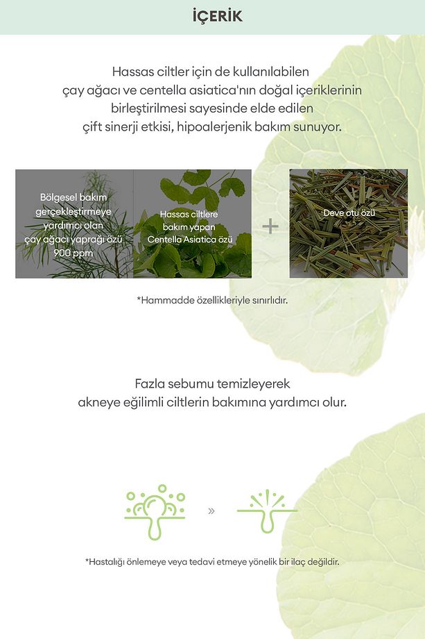 Yağlanma  Eğilimli Ciltler İçin Temizleme Köpüğü A'PIEU The Pure Tea Tree Cleansing Foam - 3