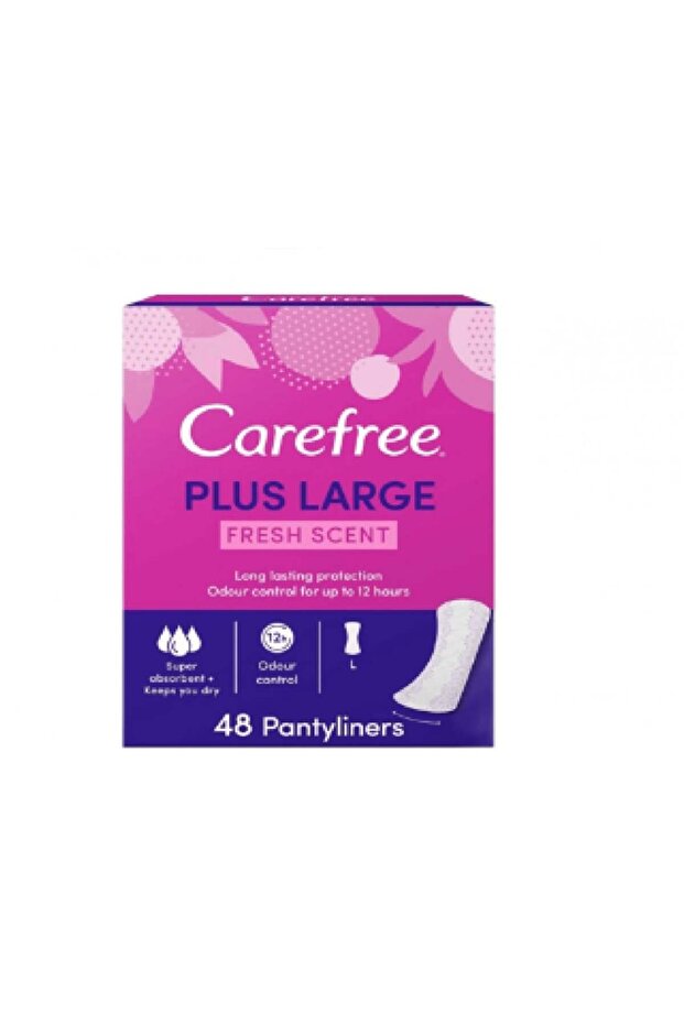Carefree Daily Liners Large Scented 48 Pieces Purple 5769