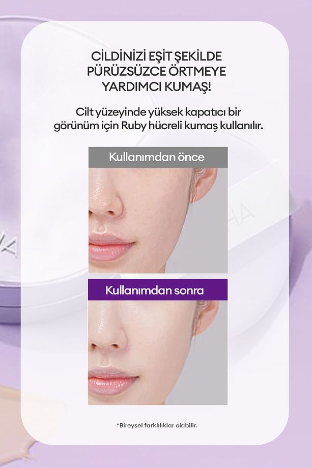 Yüksek Kapatıcılık Sağlayan Yumuşak Makyaj Süngeri (5 ADET) Glow Layering Fit Puff - 3