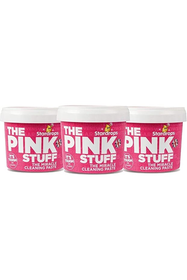 - The Pink Stuff - مجموعة من 3 قطع من معجون التنظيف المعجزة (3 قطع من معجون التنظيف) - 1
