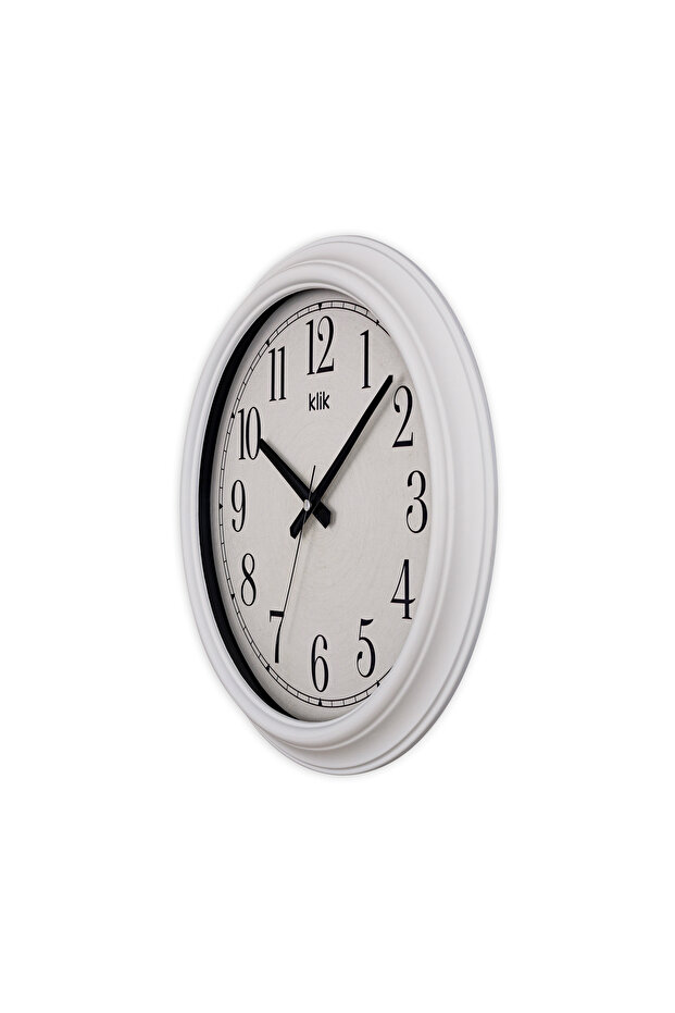 Beta White Classic Wall Clock - 5