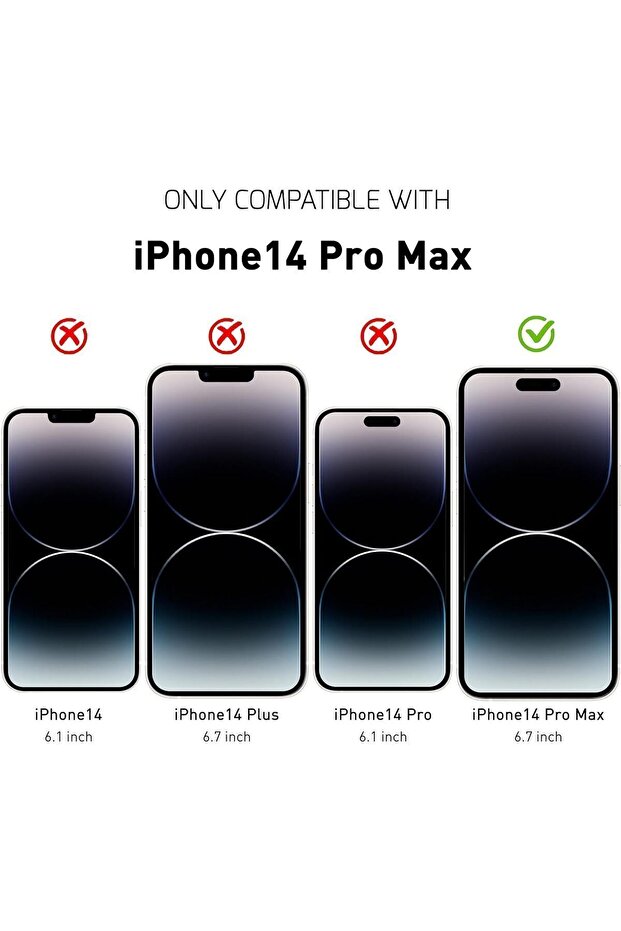 iPhone 14 Pro Max Screen Protector Full Covering Easy Installation with Automatic Alignment Apparatus Apply Yourself - 2