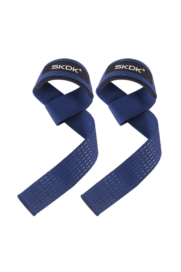 Blue 2PC/4PC/3PAIR Weightlifting Straps Anti-Slip Silicone Lifting Wrist Straps Strength Training De