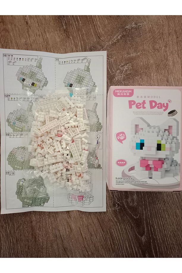 Van Kedisi Bricks Seti, Minik Parçalı Yapı Taşları, Yapı Blokları - 4
