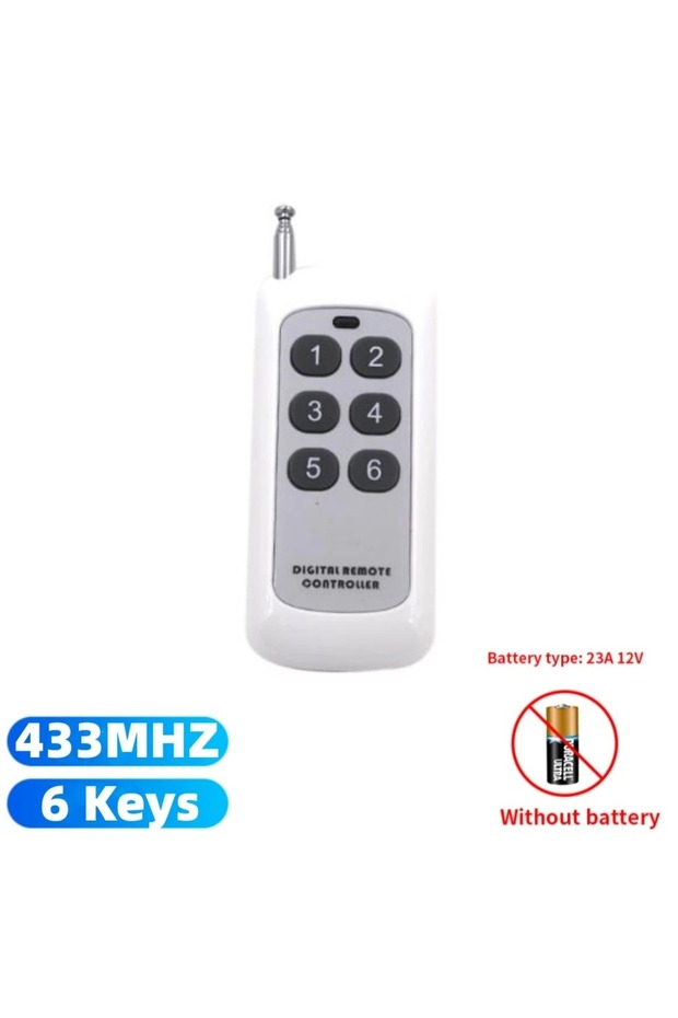 433MHZ 6 Keys 433Mhz Wireless RF Remote Control 1527 Learning Code Transmitter 2 4 6 8 Keys Long Ran - 1