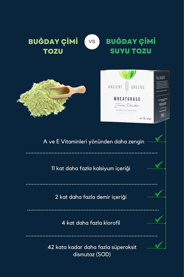 Buğday Çimi Suyu Tozu 7 X 1g - 9