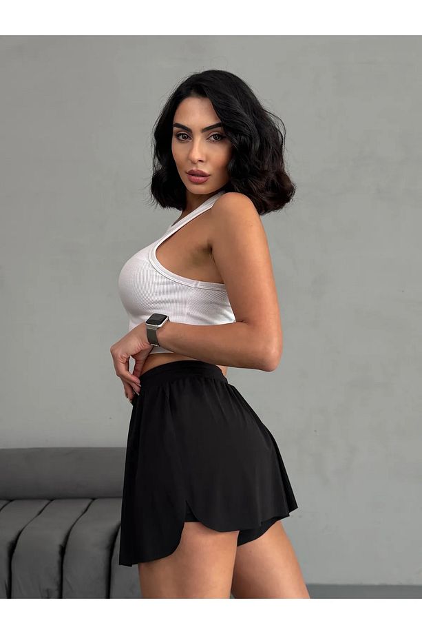 Kadın Tenisçi Şort Etek (Skort) – Esnek ve Rahat Spor Şort Etek - 2