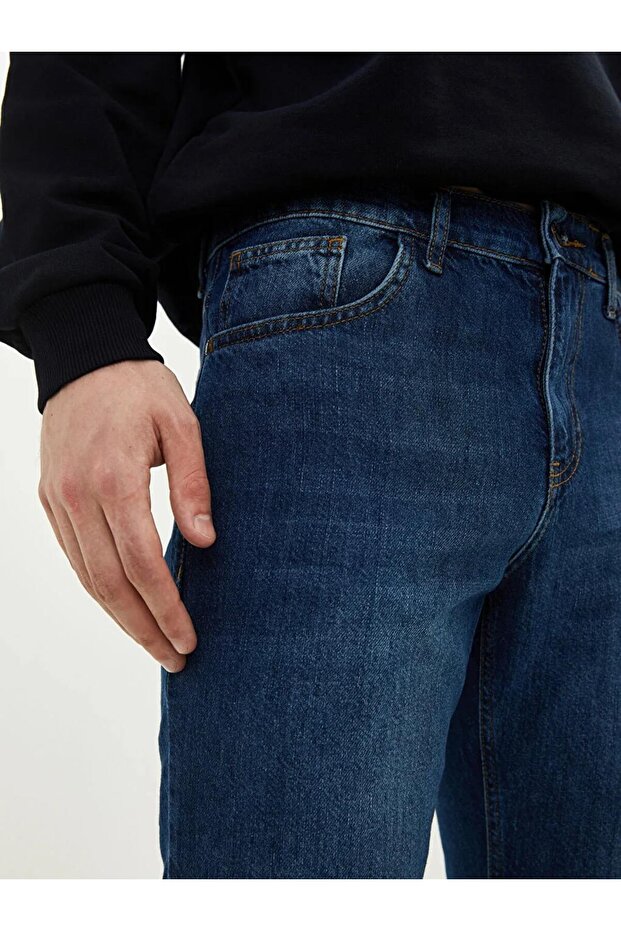 LCW Jeans İndigo 779 Regular Fit Erkek Jean Pantolon - 3
