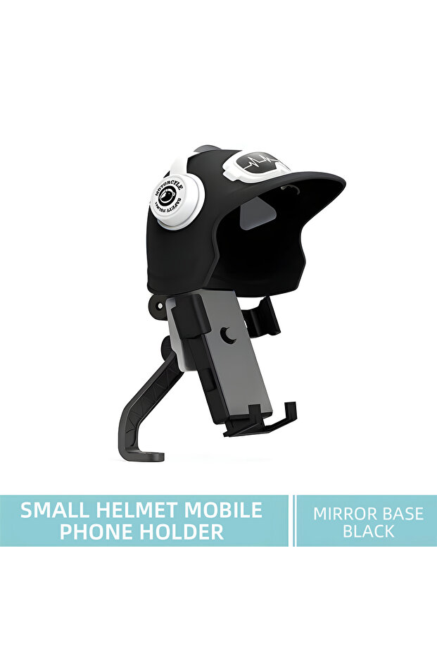 Style A 1pc Small Helmet Rider Motorcycle Mobile Phone Holder Electric Bicycle Waterproof Sunshade N