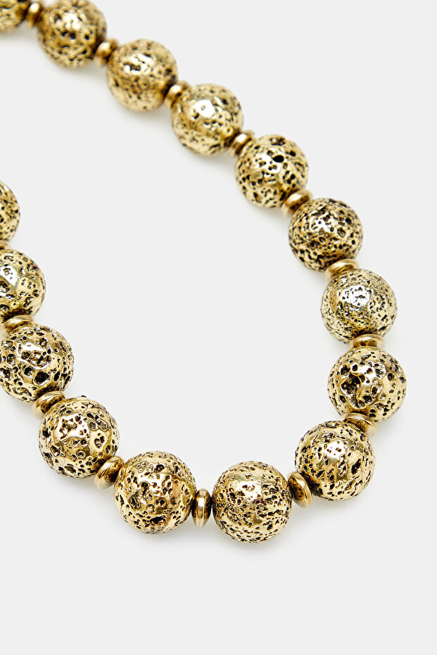 HEMATİT BAKIR RENK KOLYE - 2