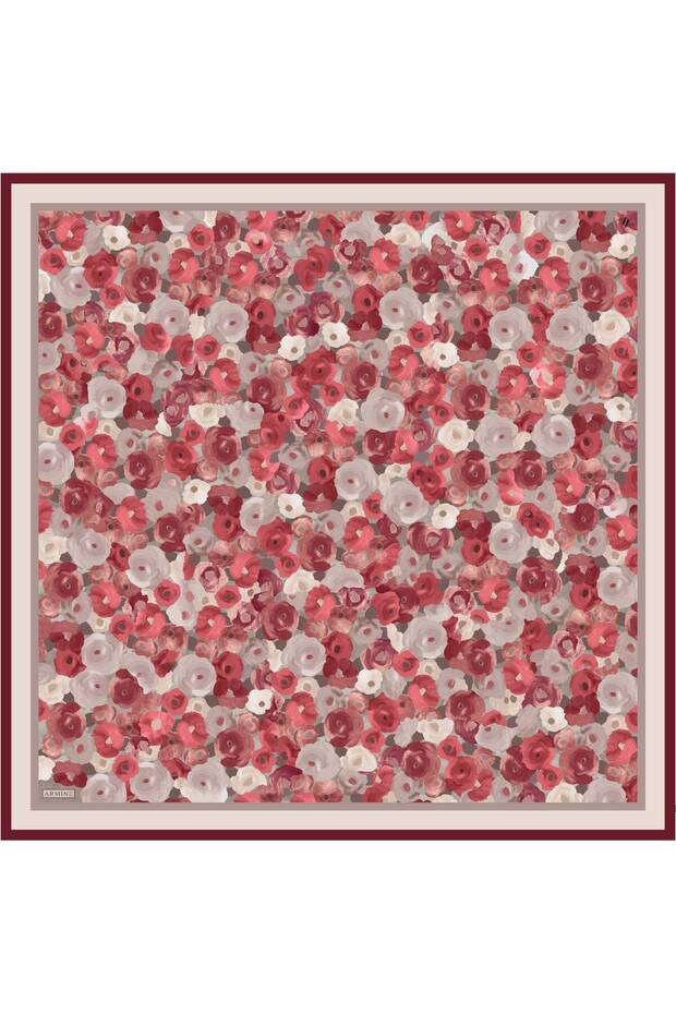 Floral Print Saf Silk Sura Scarf 9300D 04