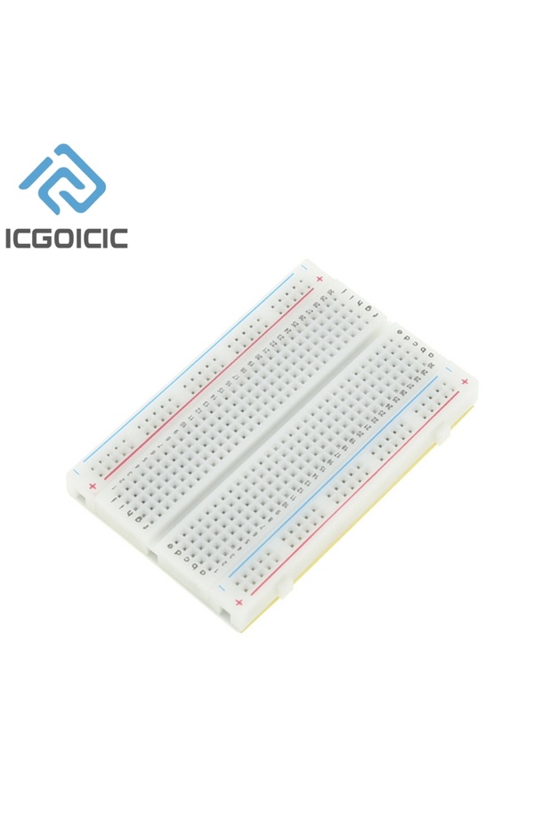 لوحة تجارب ICGOICIC 400 MB102، 400 نقطة، 830 نقطة، لوحة دوائر مطبوعة بدون لحام، لوحة تجارب للاختبار والتطوير، مناسبة لمشاريع أردوينو