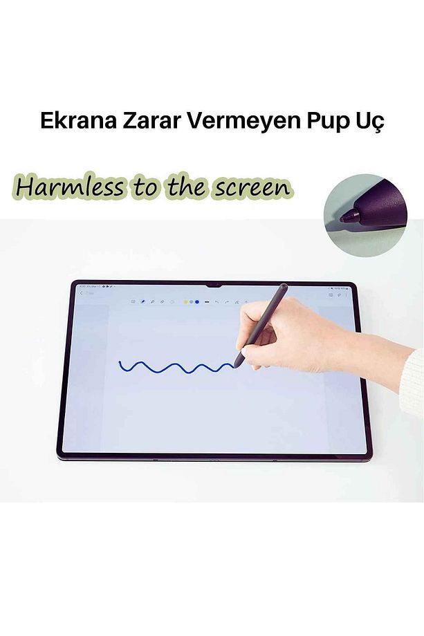 Galaxy Tab S6 Lite P620 (2024) Tablet Uyumlu Spen Dokunmatik Tablet Kalemi - 4