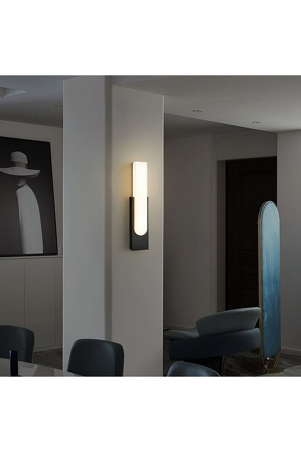 2 Adet 10 Watt, 3200 Kelvin Dekoratif Led Aplik İç ve Dış Mekan Aydınlatma Armatürü Led Duvar Apliği - 6