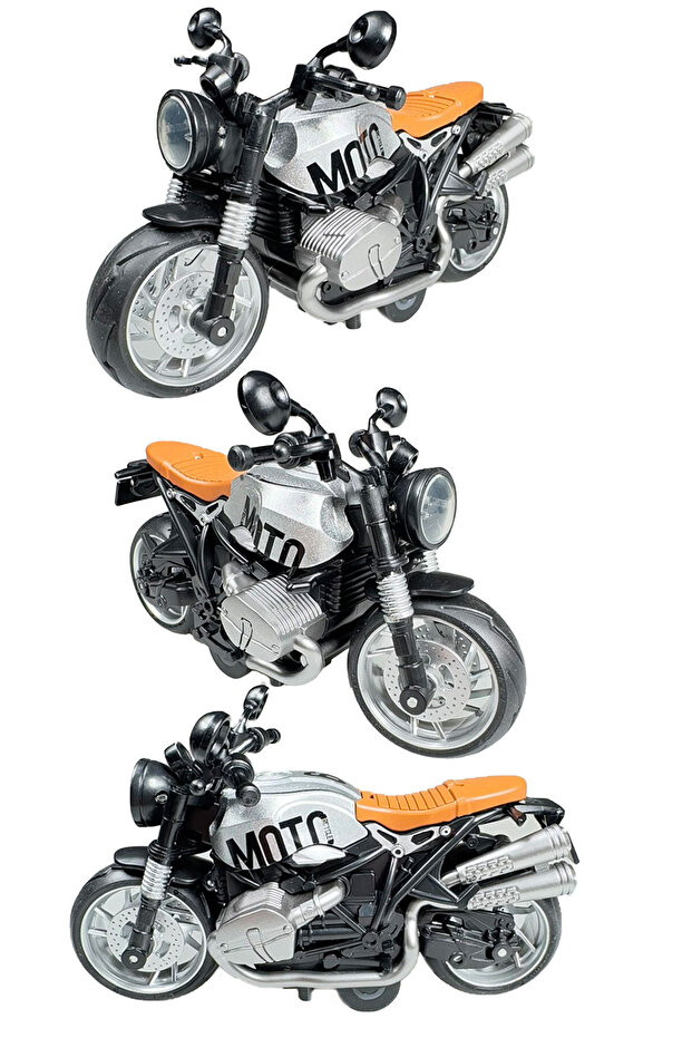 Model Engine with Light and Music Pull and Drop Engine Diecast Engine Models Grey 14cm - 5