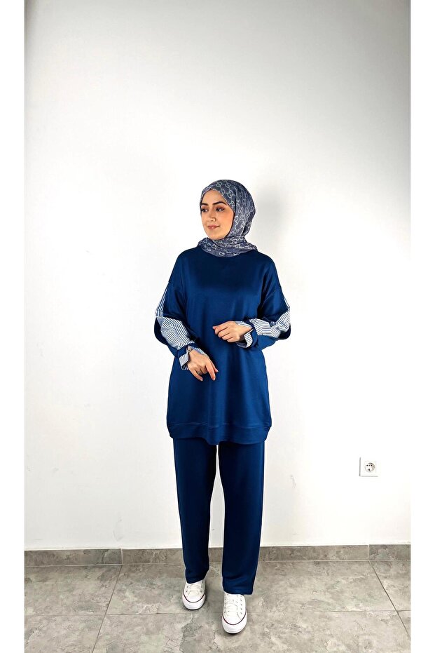 طقم بدلة رياضية من الكريستال بخيطين - 2