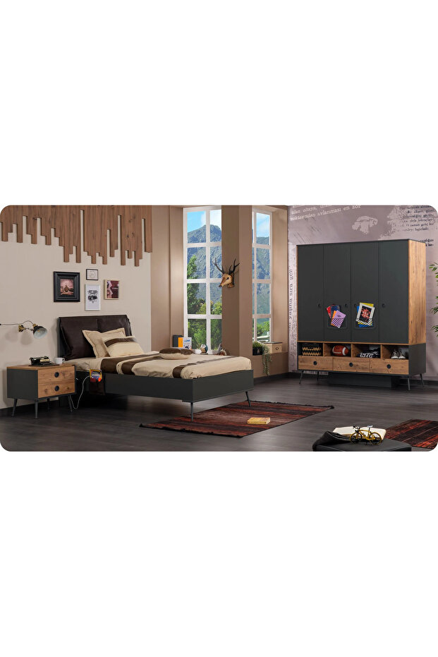 Nirvana 4 Kapaklı Dolap - 4