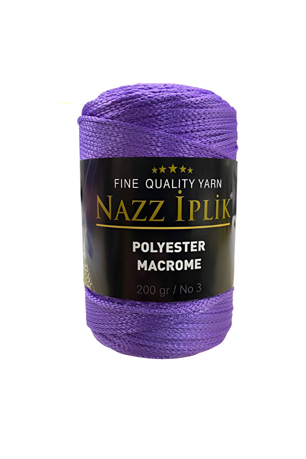 خيوط بوليستر مكرامية للحياكة اليدوية 200 جرام - 1