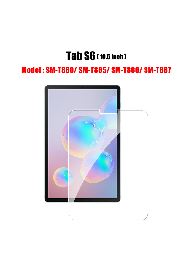 واقي شاشة زجاجي مقوى لجهاز Tab S6، متوافق مع Tab S6 Lite وA9 Plus وS8 وS9 Plus Ultra وS7 Fe وS9 ...