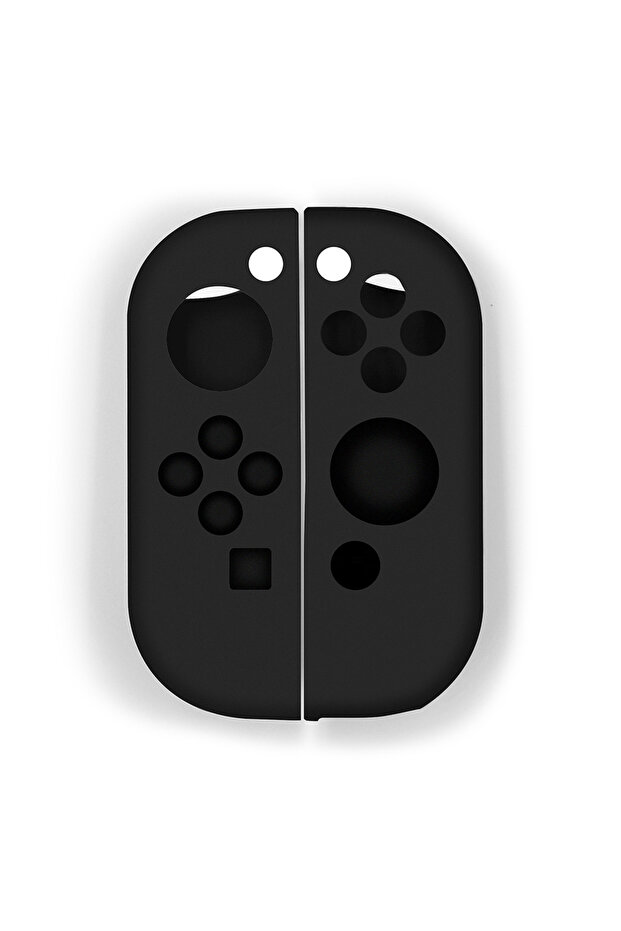 Black Switch JoyCon Case Silicone Protective Case Compatible Switch/Switch OLED JoyCon Controller Dr - 1