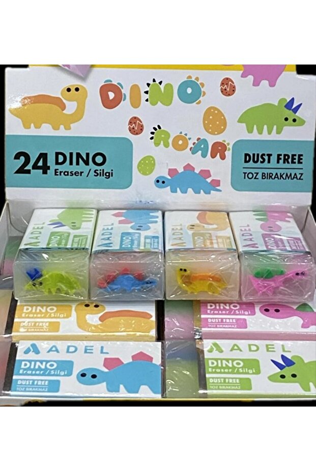 3D Dino Silgi - 1 Adet - 3