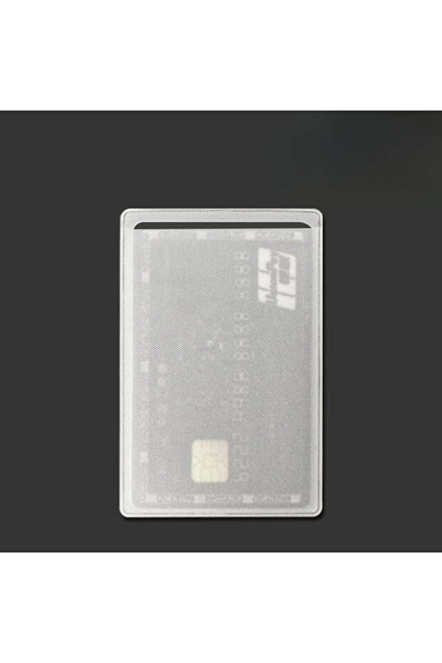 GRAIN LINE 12PCS 12PCS PVC Waterproof Transparent Card Holder Plastic Card id Holders Case To Protec