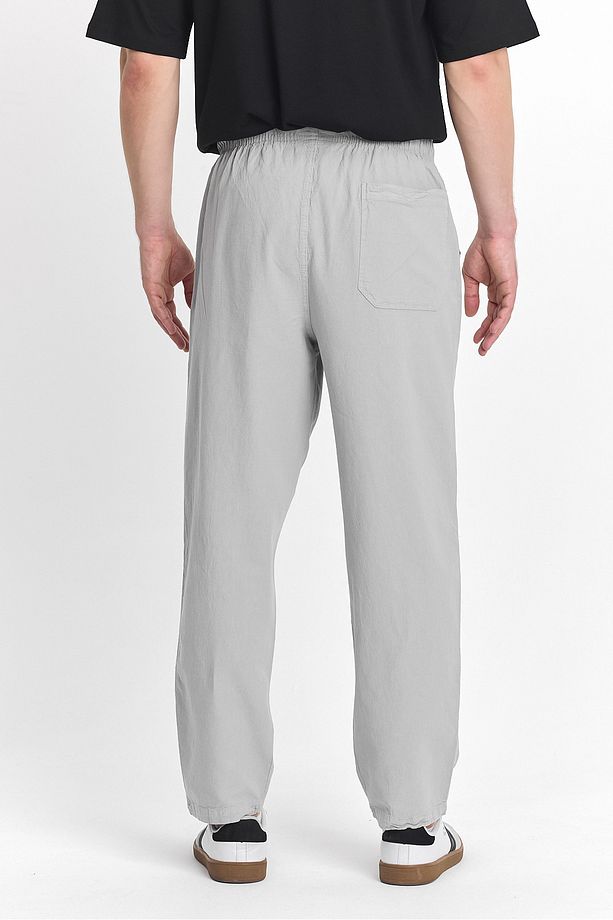 Erkek Gri Renk Regular Fit Basic Pantolon - 6