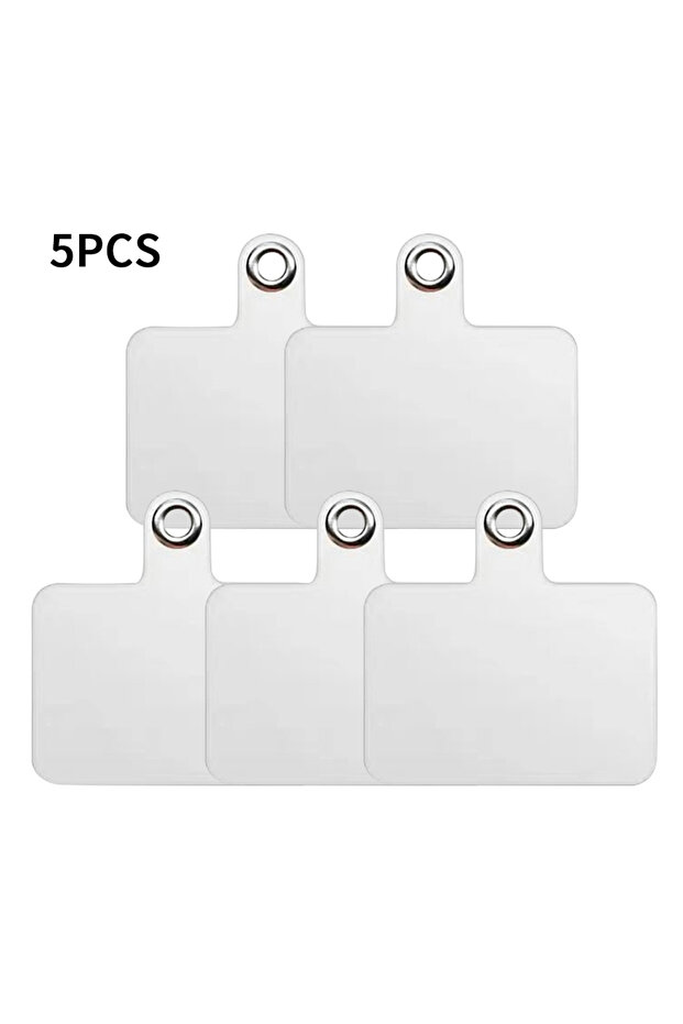 5 Pcs 1/3/5/10Pcs Mobile Phone Anti-lost Lanyard Card Gasket Universal Transparent Clip Detachable P