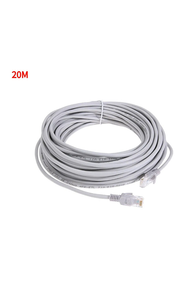 كابل إيثرنت ALLOET بطول 20 متر، 1/2/3/5/10/15/20 متر، كابل إنترنت عالي السرعة RJ45، سلك شبكة LAN للإنترنت