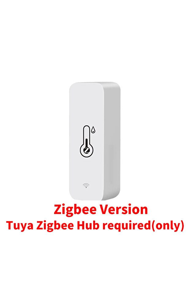 Zigbee Version Tuya WiFi Zigbee Temperature Humidity Sensor Smart Home Indoor Hygrometer APP Monitor - 1