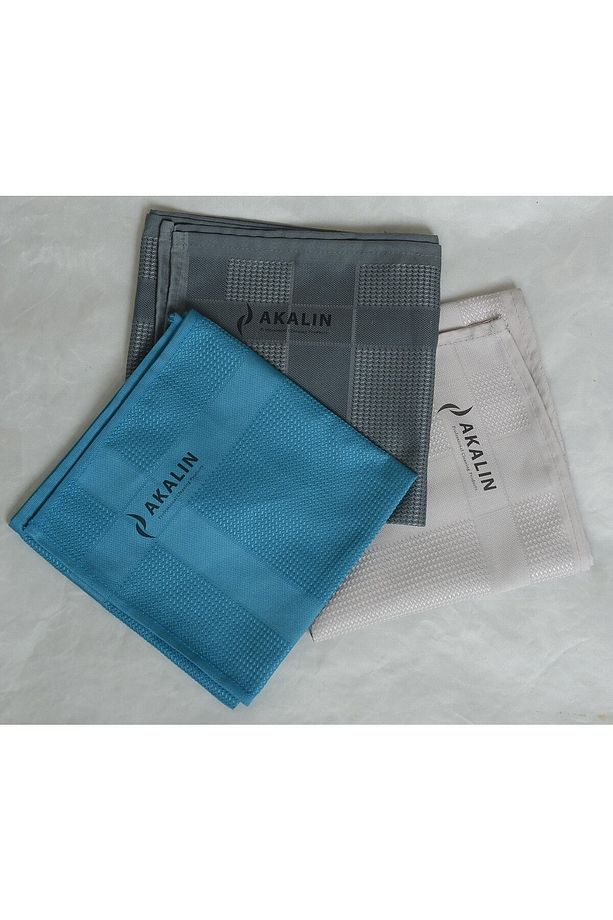 Orijinal 3'lü Profesyonel Mikrofiber Temizlik Bezi - Ithal Ürün - Tek Dokunuş Tüm Renkler Gri - 7